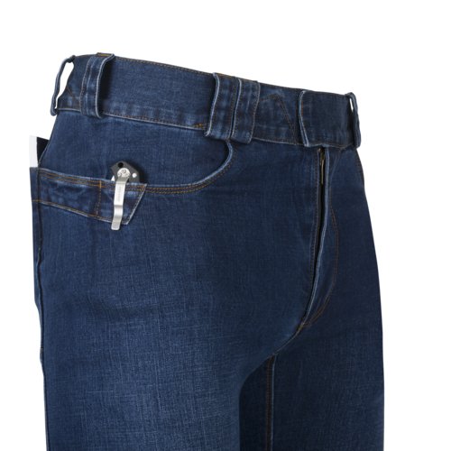 HELIKON PANTALONI TACTICI - DENIM MID - VINTAGE WORN BLUE - imagine 2